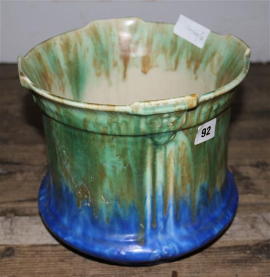 Green & blue jardiniere